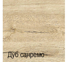 Шкаф-витрина для посуды Оскар 1V1D (дуб санремо)