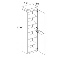Шкаф Torino 1D Шкаф Torino 1D