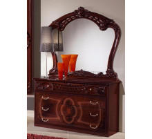 Комод Роза для белья Роза с зеркалом (могано)