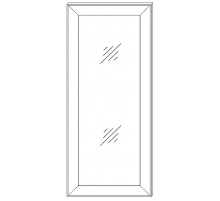 Зеркало для тумбы высокой Сиена (Бодега белый)