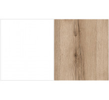 Полка навесная 900 Вега Скандинавия (белый + дуб каньон)