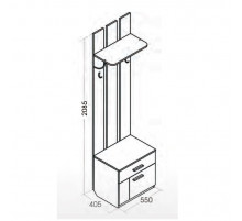 Прихожая Элана от МебельГрад