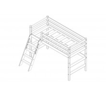 Детская кровать-чердак Соня Вариант-6 Детская кровать-чердак Соня Вариант-6