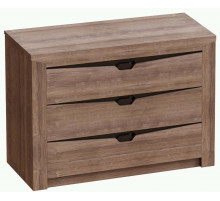 Комод для белья с тремя ящиками Соренто Дуб Стирлинг Комод для белья с тремя ящиками Соренто Дуб Стирлинг