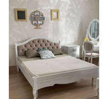 Двуспальная кровать Авиньон MUR-111-01/1 с каретной стяжкой Двуспальная кровать Авиньон MUR-111-01/1 с каретной стяжкой