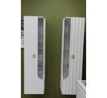 Шкаф-витрина навесной Лоренсо МН-043-02/03 белый Распродажа с экспозиции