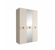Трехстворчатый шкаф для одежды с зеркалом Богемия Фарфале (Bogemia Farfalle) БМШ1/3 (Fа)